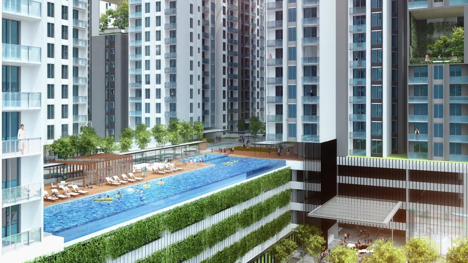 Property building, Day, City view, Pool view, Swimming pool