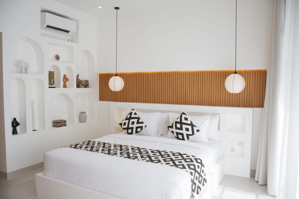 Bed, Bedroom, air conditioner