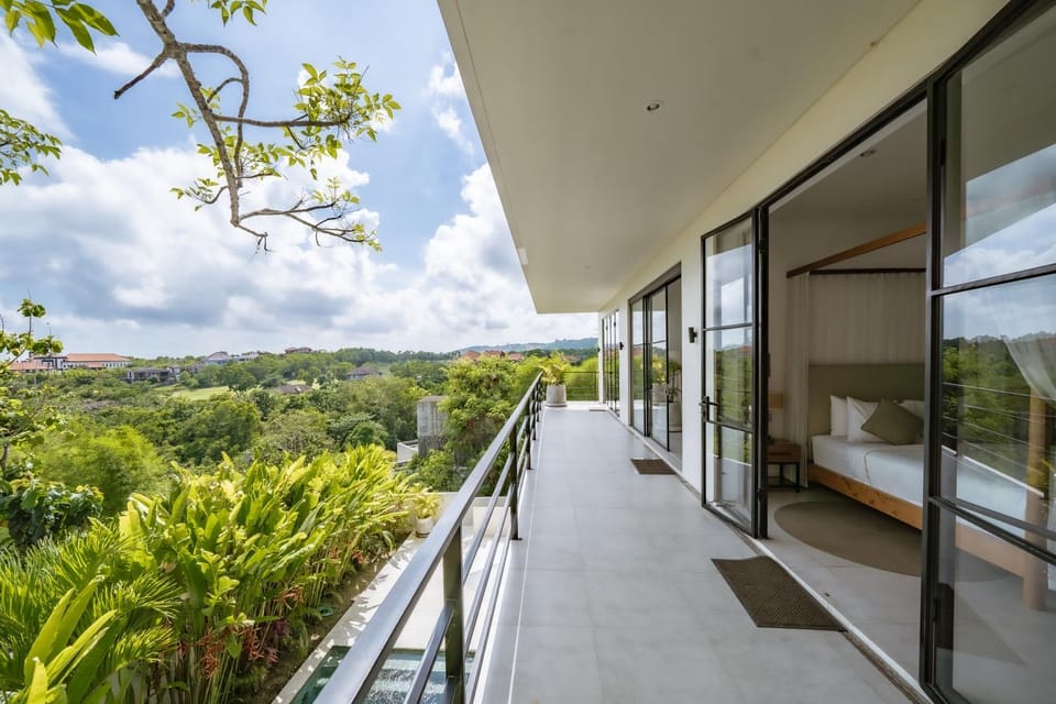 Property building, Natural landscape, Garden, View (from property/room), Balcony/Terrace, Garden view