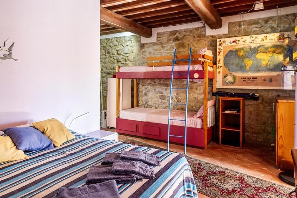 Bed, Photo of the whole room, Bedroom, bunk bed