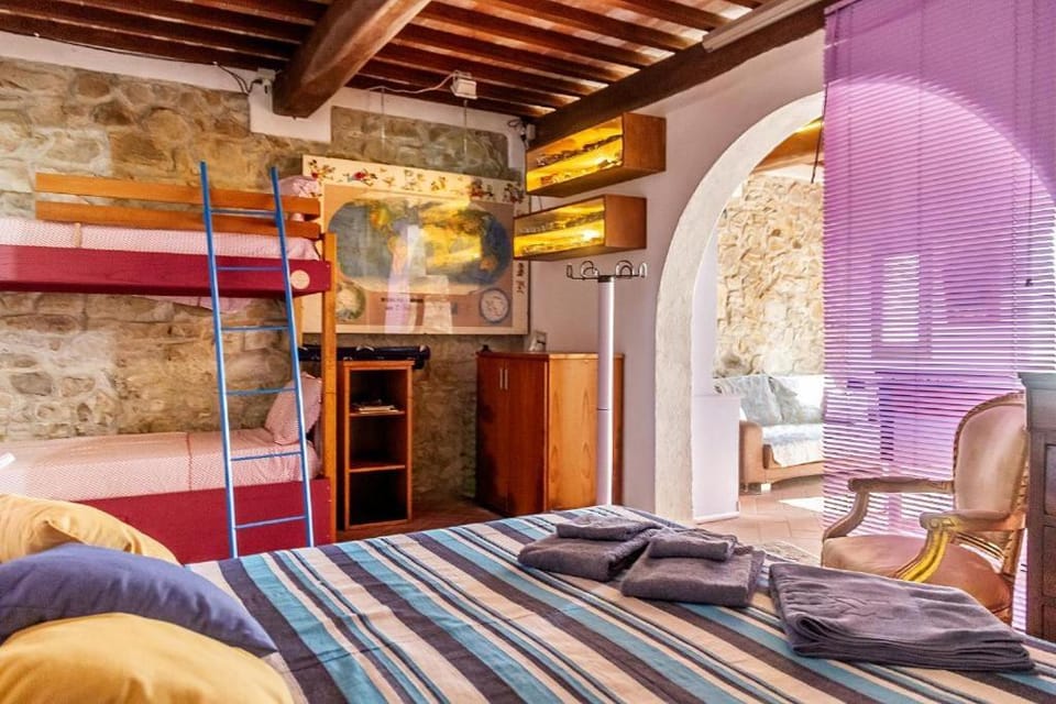 Bed, Photo of the whole room, Bedroom, bunk bed