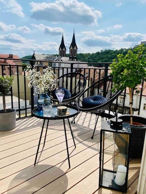 Romantic Terrace Studio in Karlín Apartment in Prague