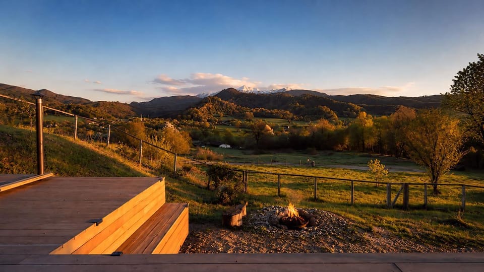 Day, Natural landscape, Balcony/Terrace, Mountain view