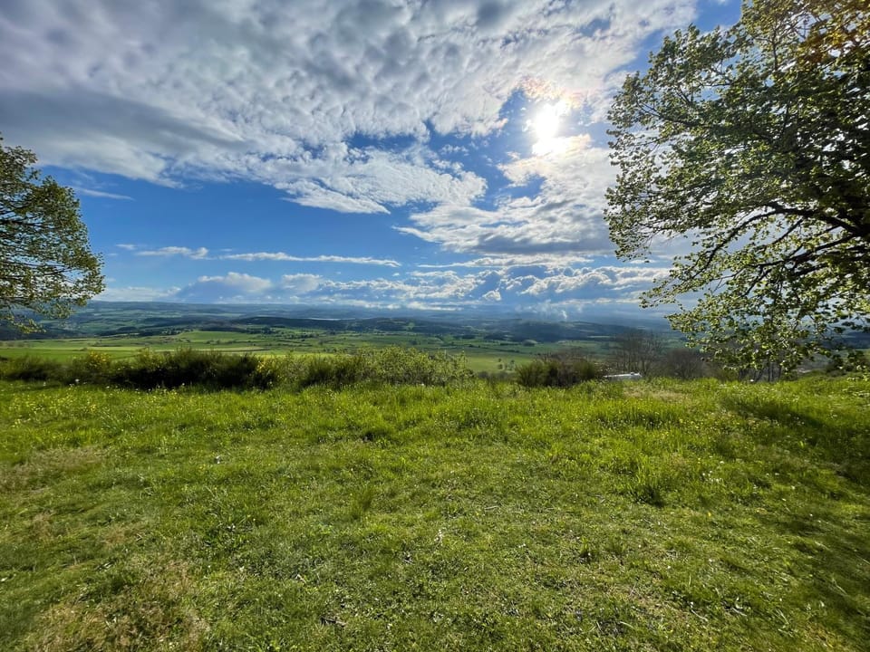 Spring, Day, Natural landscape, Mountain view