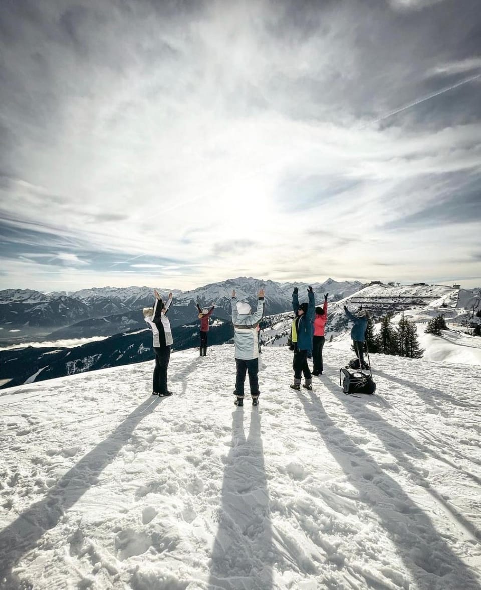 Winter, Skiing