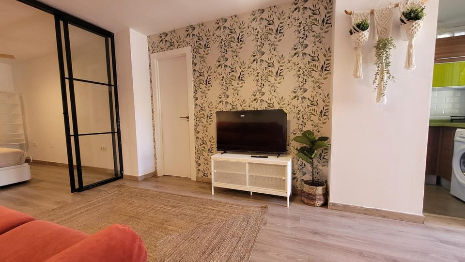 Bed, TV and multimedia, Living room, Photo of the whole room, Seating area, Bedroom, kitchen