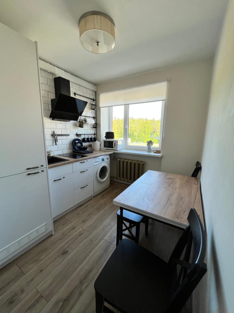 Kitchen or kitchenette, Photo of the whole room, Dining area, pet friendly, stove