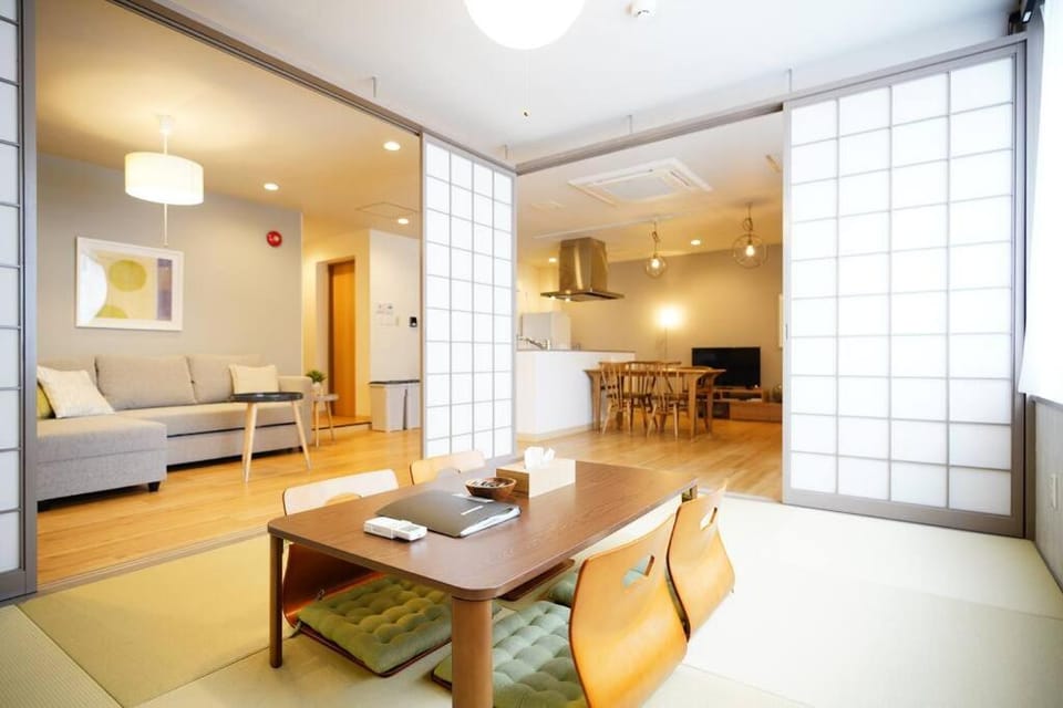 Living room, Seating area, Dining area