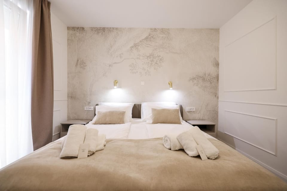 Spring, Bed, Summer, Photo of the whole room, Bedroom, towels
