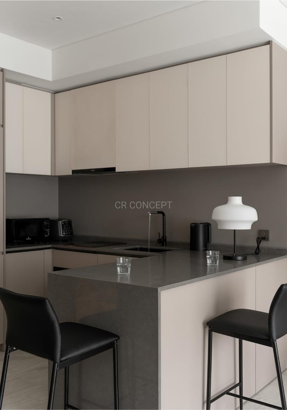 Kitchen or kitchenette, Dining area, stove