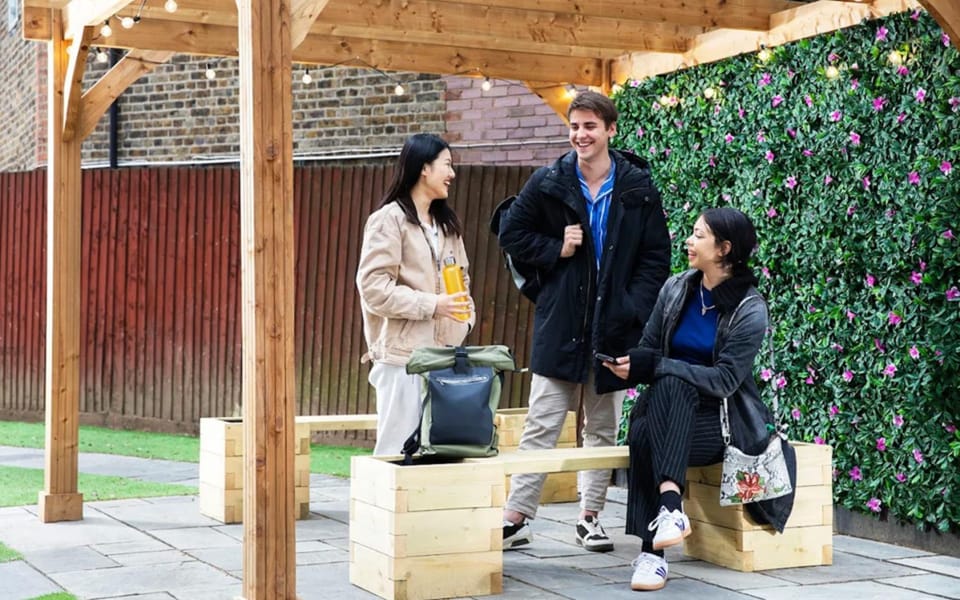 Spring, Day, Seating area, group of guests