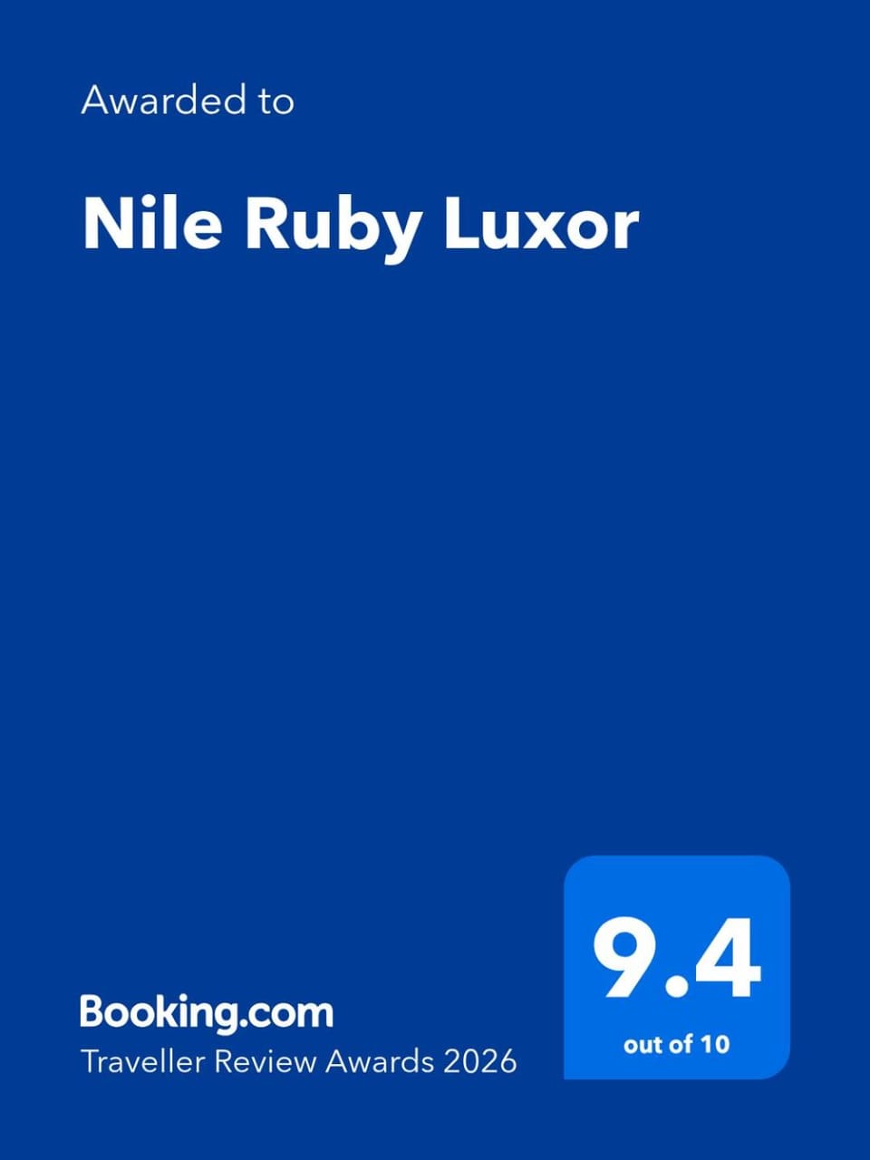 Nile Ruby Luxor Apartment in Luxor