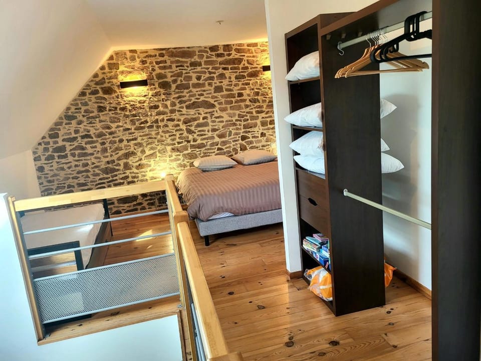 Property building, Living room, Bedroom