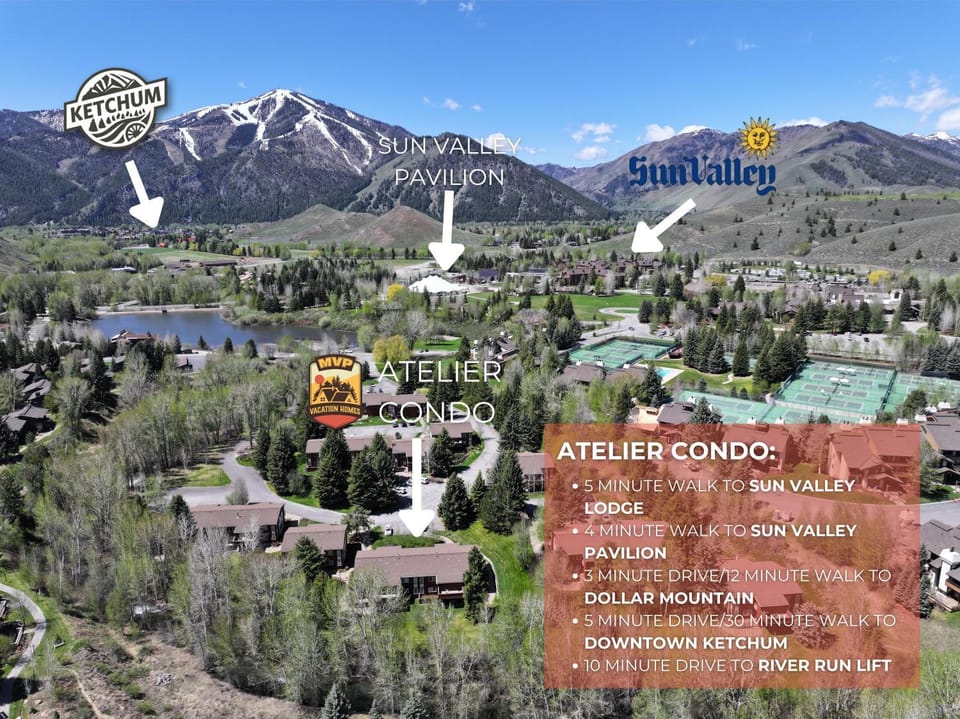 Sun Valley Atelier Condo in Perfect Location House in Sun Valley