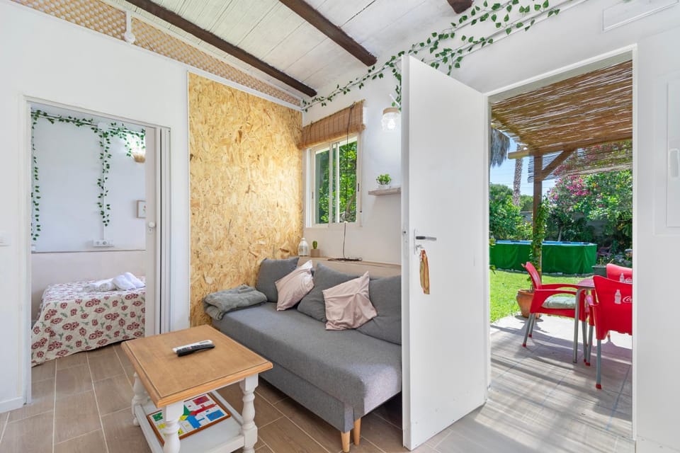 Property building, Living room, Bedroom