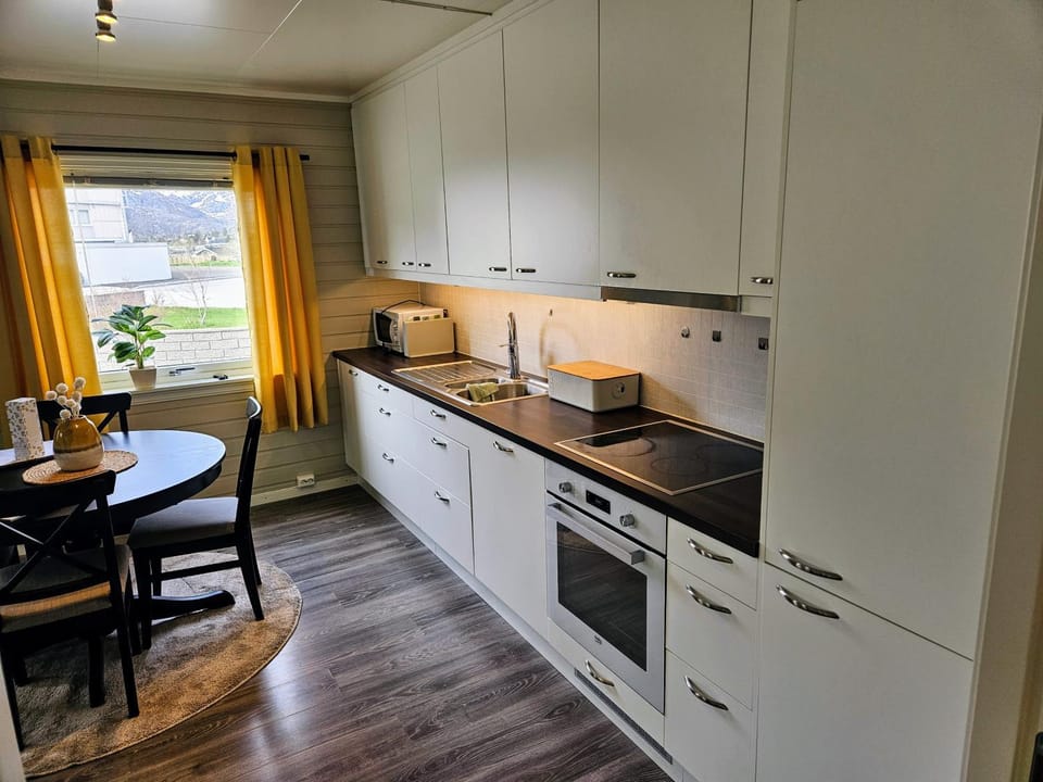 Kitchen or kitchenette, Dining area, dishwasher, oven, stove