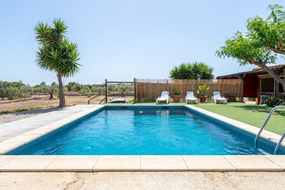 Property building, Living room, Swimming pool