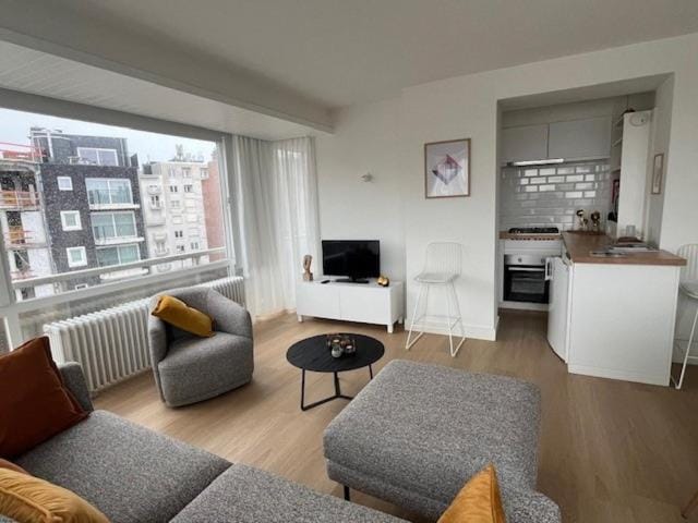Beach Suite Leonie Koksijde met zeezicht met airco Apartment in Koksijde