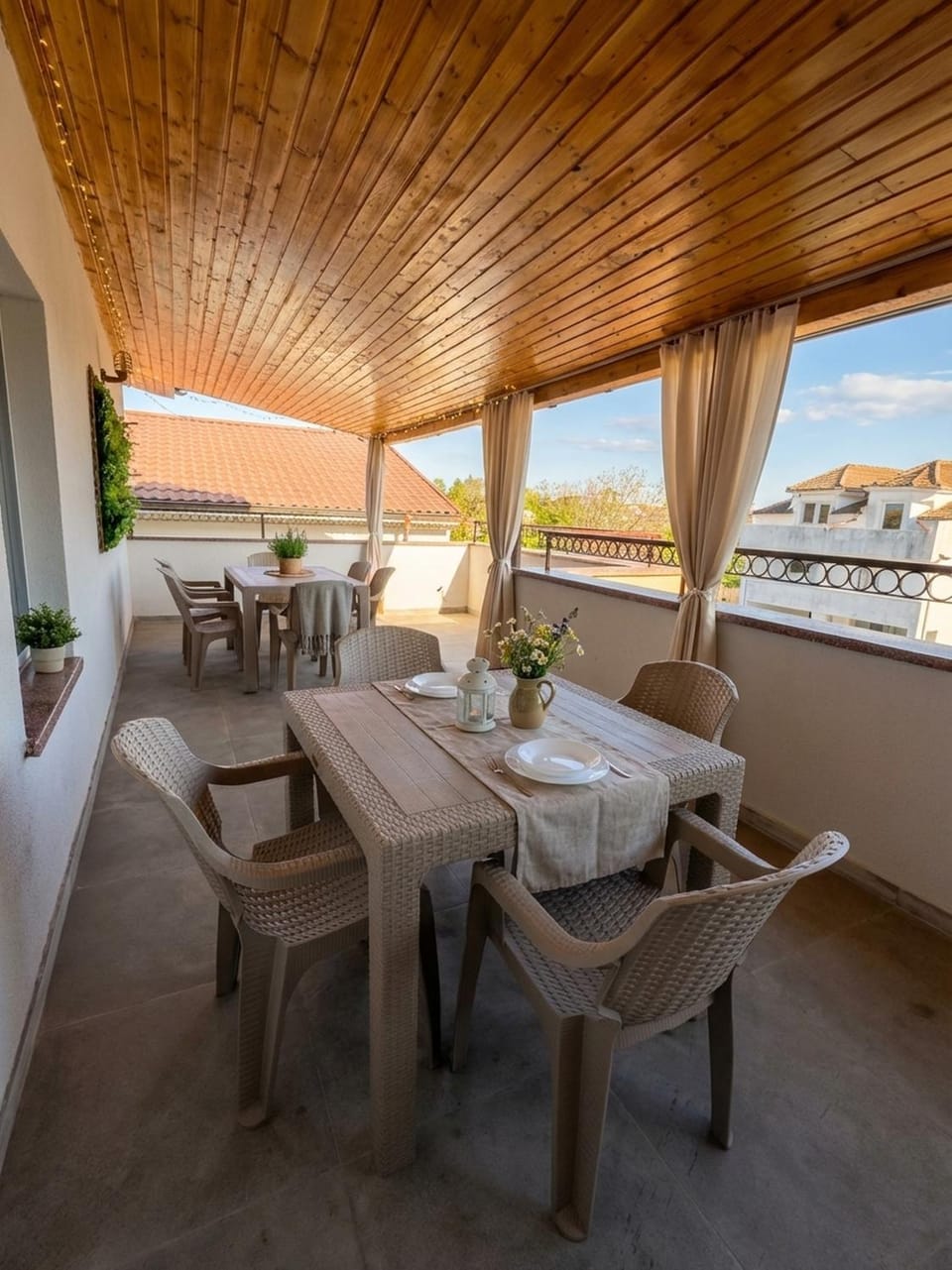 Patio, Day, Balcony/Terrace, Seating area, Sea view