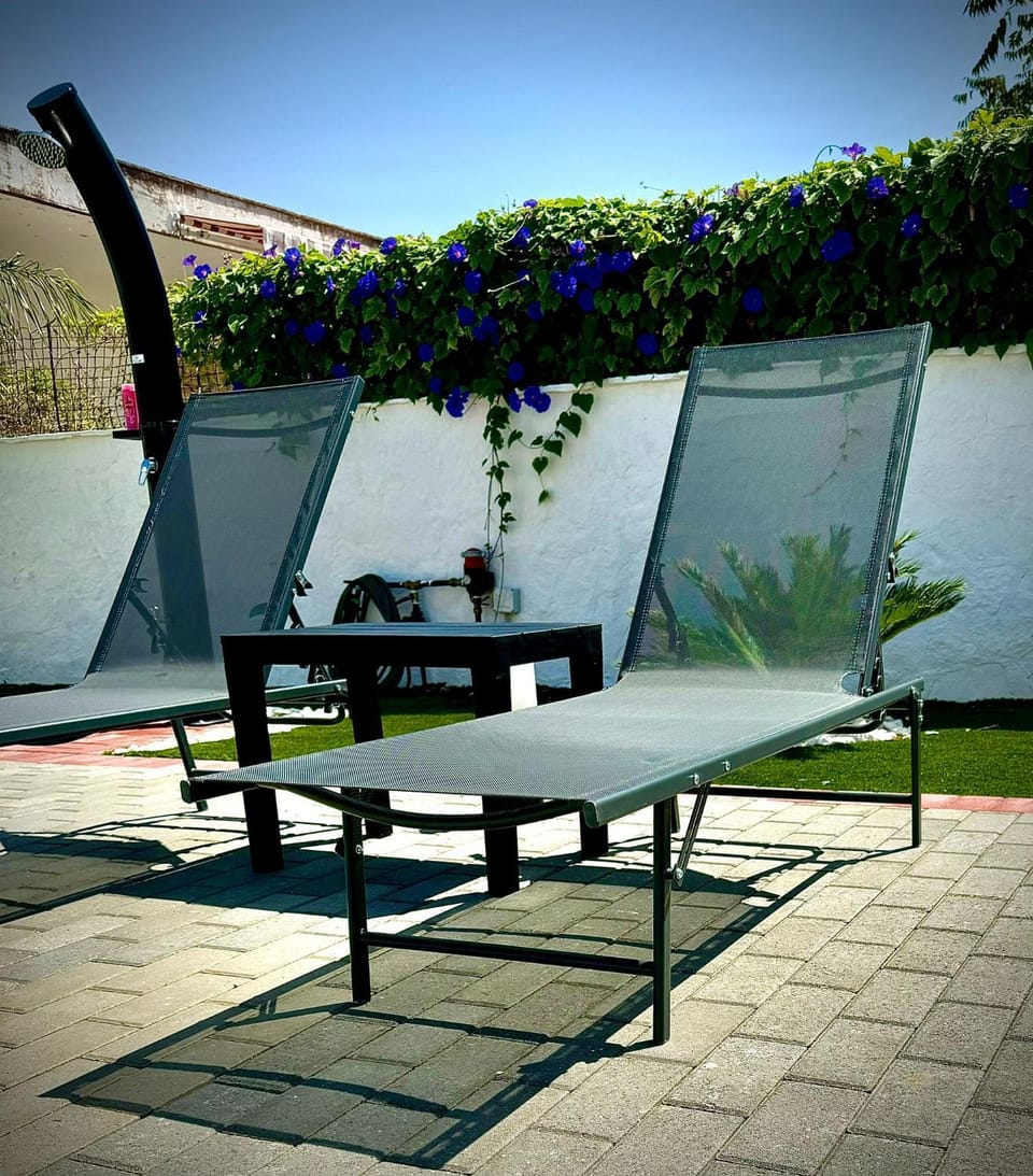 Garden, sunbed