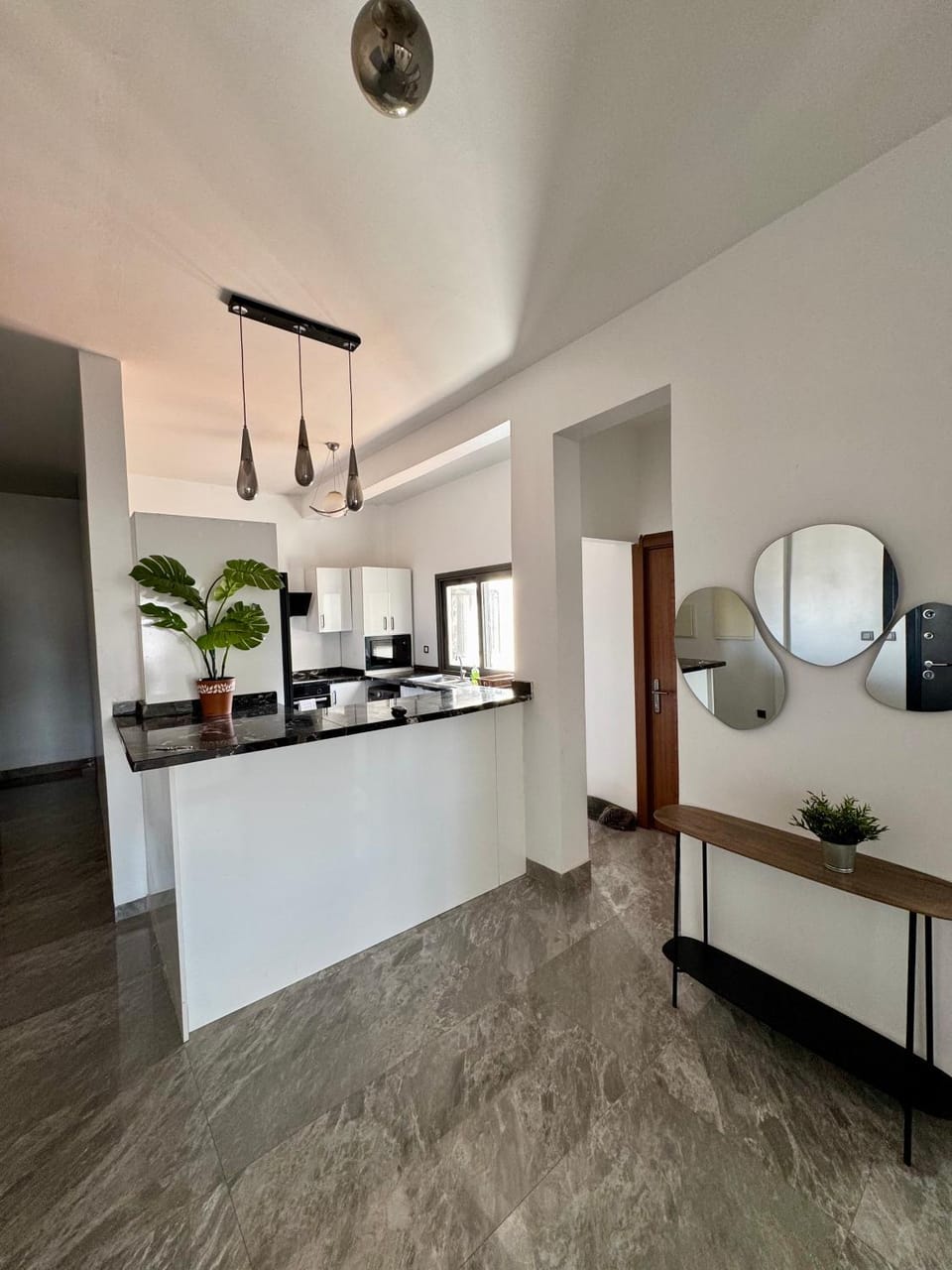 Kitchen or kitchenette, minibar