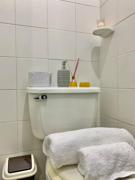 Bathroom, towels