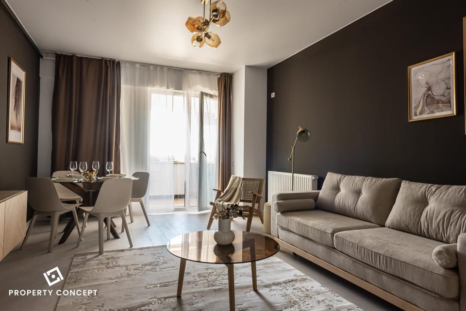 Living room, Seating area, Dining area