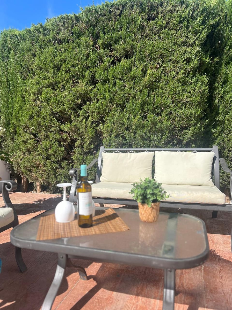 Spring, Day, Garden, Solarium, Balcony/Terrace, Dining area, Garden view, Area and facilities, Sunset