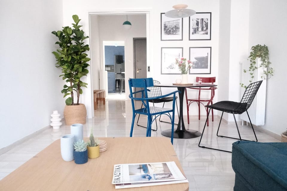 Unique 2BD Design Apt with airconditioning near Acropolis Apartment in Athens