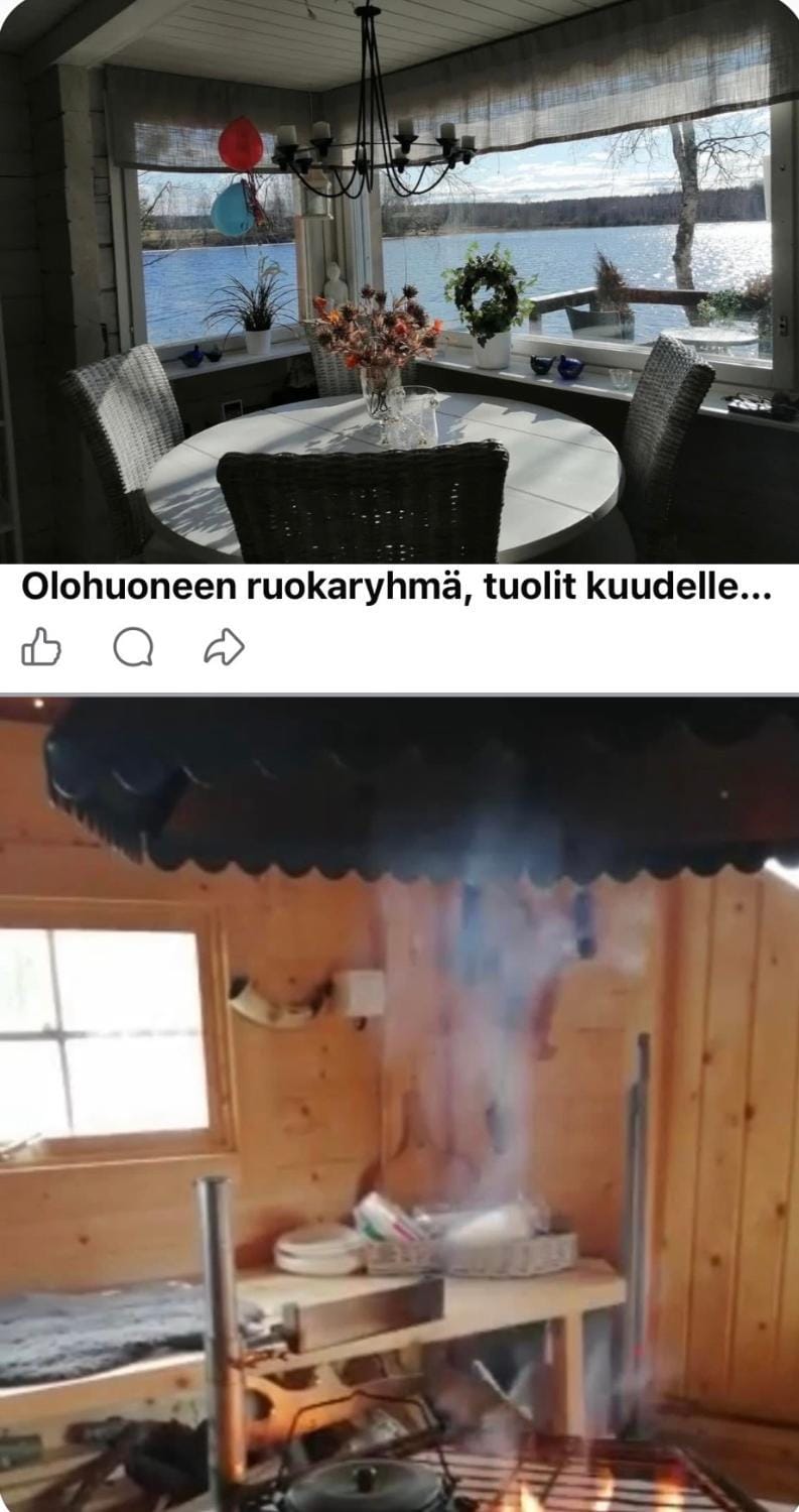 Ympärivuotinen järvenrantahuvila Pihtiputaalla Villa in Finland