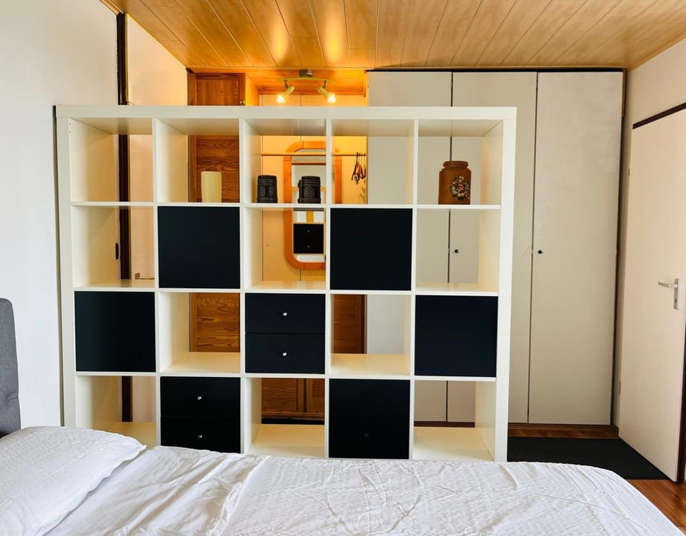 Bed, Photo of the whole room, Bedroom, wardrobe