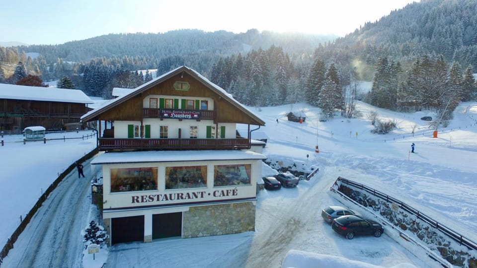 Property building, Natural landscape, Winter, Skiing, Hiking, Mountain view