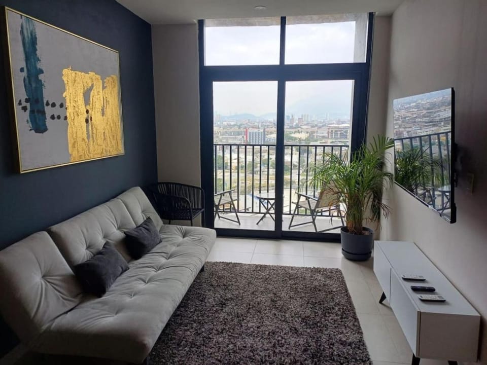 majestic Apt 5 min Arena Mty AC Gym BBQ Apartment in Monterrey