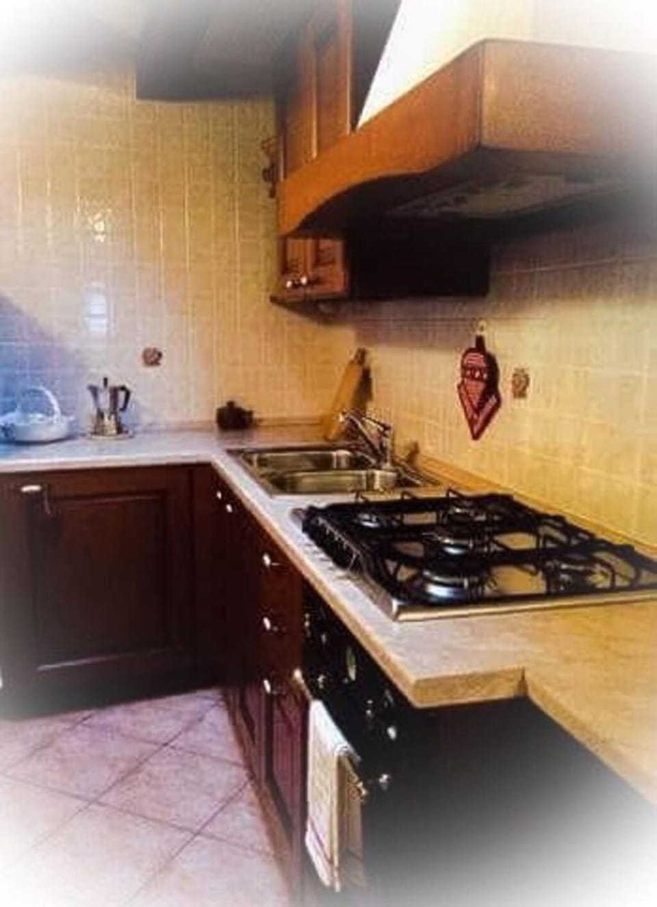 Kitchen or kitchenette, Living room