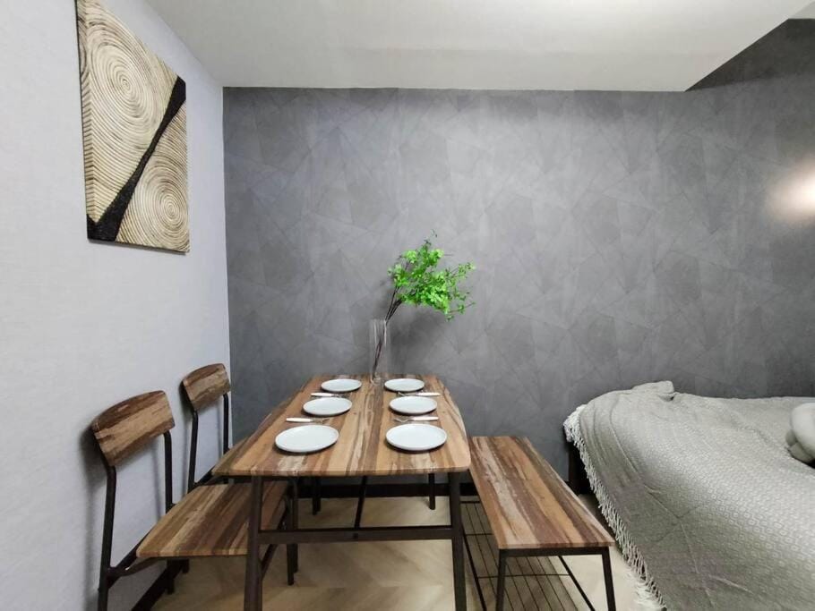 202 Shinjuku center- 10mins from shinjuku st a- 2mins Okubo- Max6p-2room-涉谷六本木银座直达 Apartment in Shinjuku