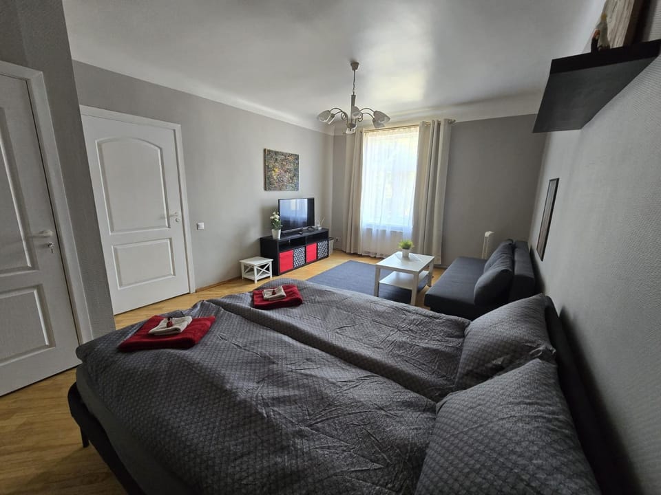 Bed, TV and multimedia, Photo of the whole room, Bedroom
