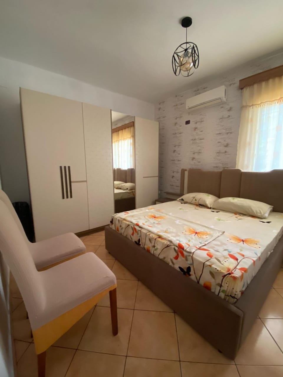 Bed, Photo of the whole room, Bedroom, wardrobe