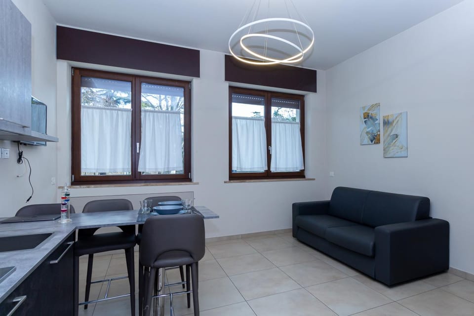 Kitchen or kitchenette, Living room, Dining area