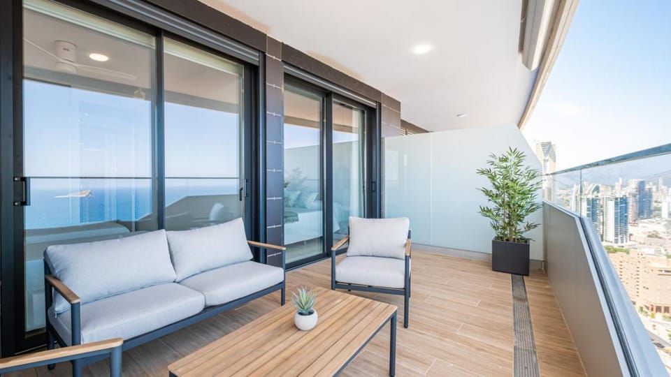 Day, View (from property/room), Balcony/Terrace, Balcony/Terrace, Seating area, Sea view