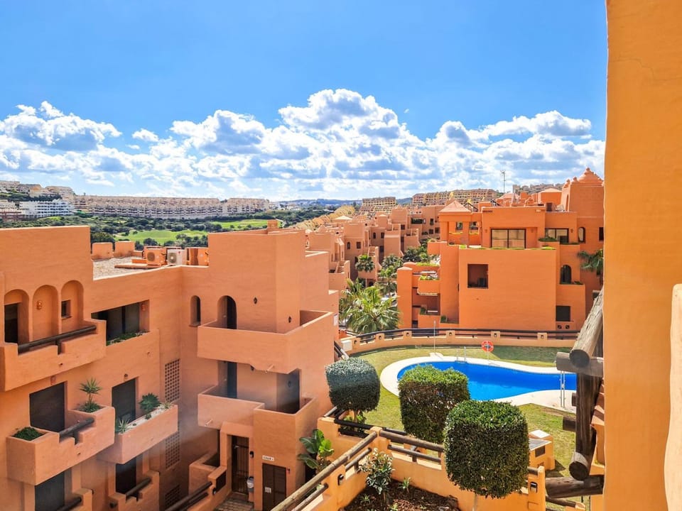 Property building, Day, Natural landscape, View (from property/room), Balcony/Terrace, Pool view, Swimming pool