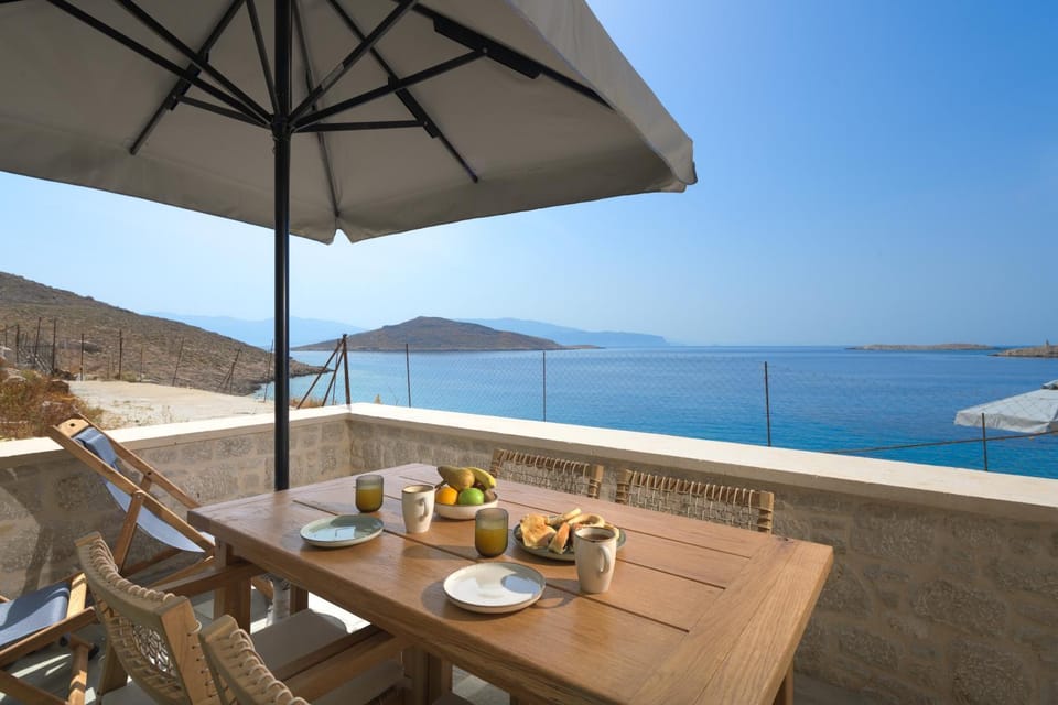 Patio, Day, Natural landscape, View (from property/room), Balcony/Terrace, Balcony/Terrace, Dining area, Sea view, sunbed
