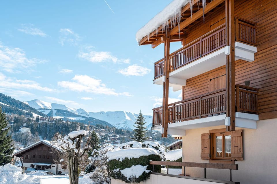 Flat La Loge - At the foot of the Jaillet in Megève Apartment in Combloux