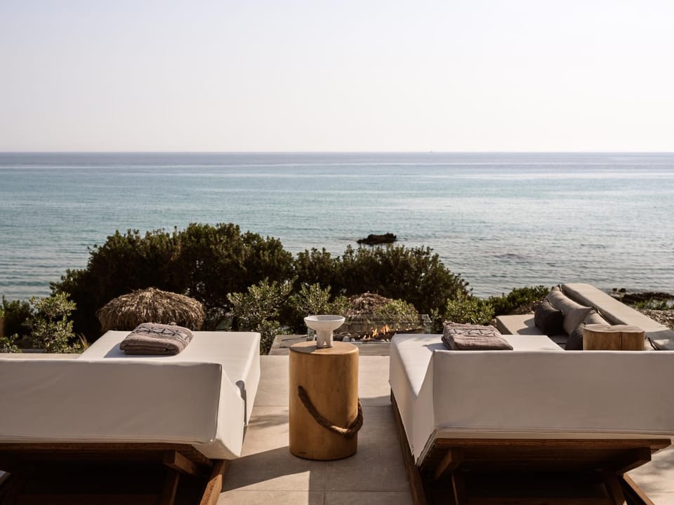 Natural landscape, Sea view, sunbed