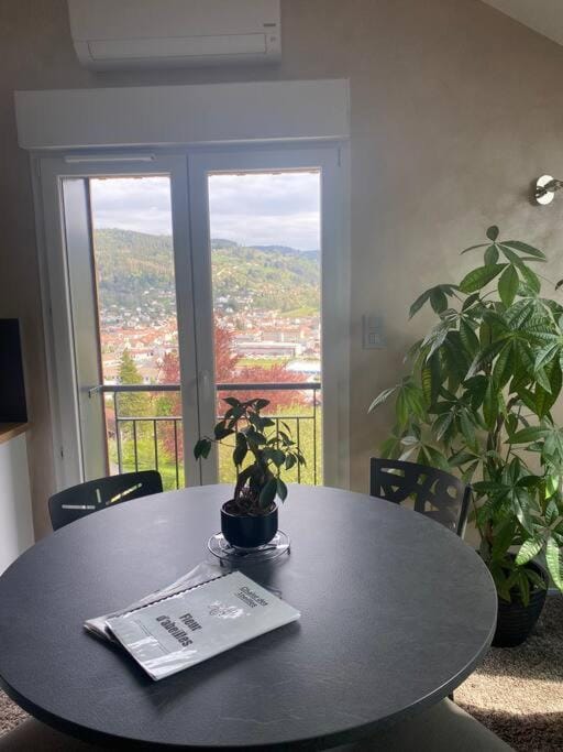 appartement la fleur d'abeille avec une belle vue et spa Apartment in Gérardmer