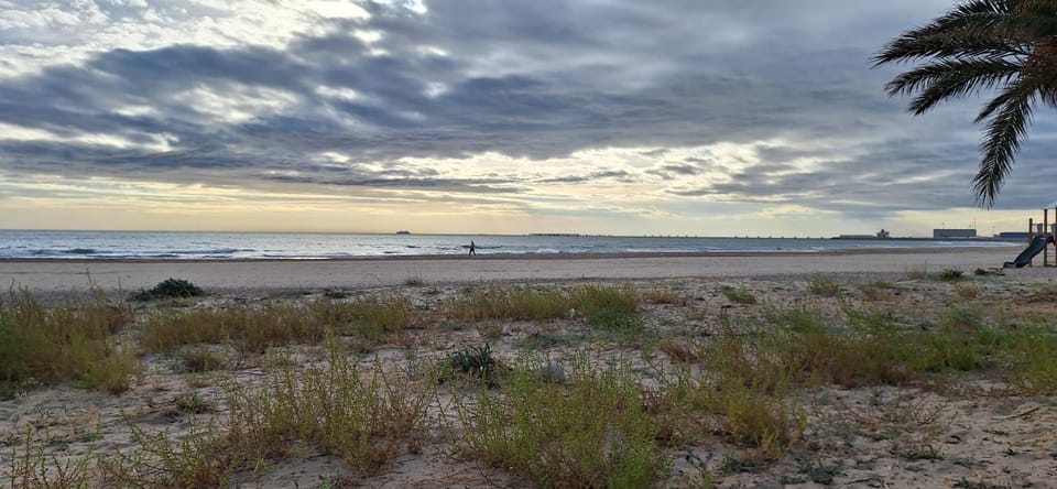Nearby landmark, Natural landscape, Beach, Sunset