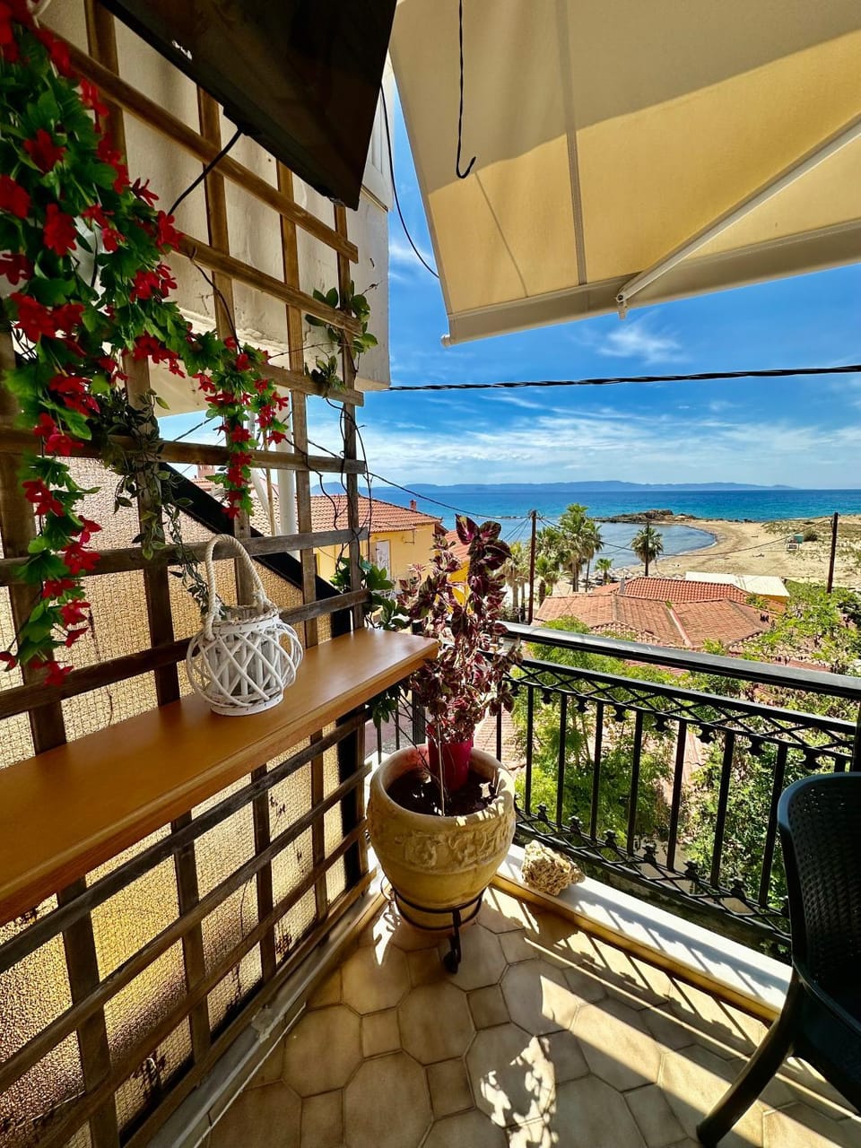 Natural landscape, View (from property/room), Balcony/Terrace, Sea view