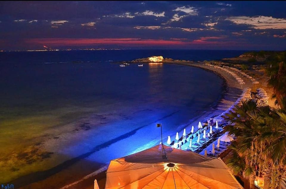 Natural landscape, Beach, Sea view, Sunset