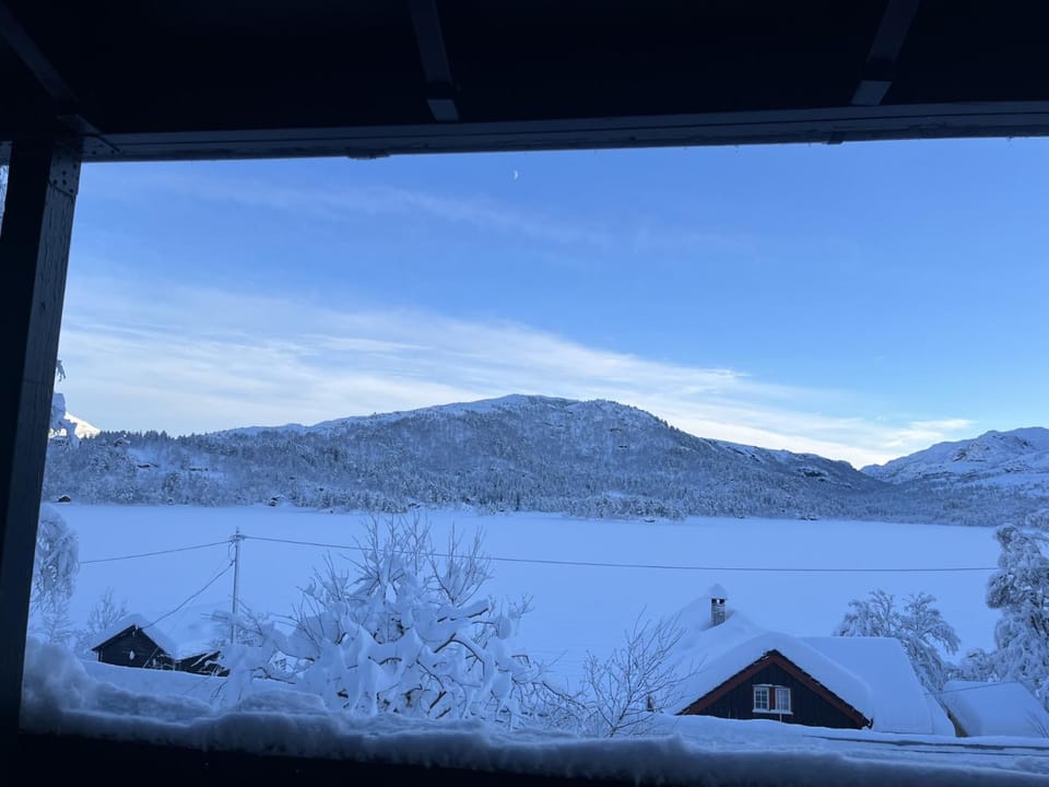Natural landscape, Winter, Mountain view