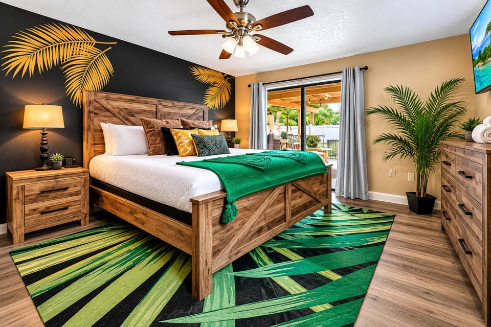 Patio, Bed, Bedroom