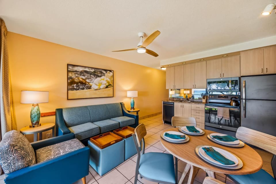 Kuleana Club #504 Ocean View - 1bedroom & 1 bathroom - Ground Floor House in Napili-Honokowai